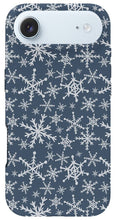 Load image into Gallery viewer, Blue Snowflakes - Phone Case