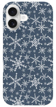 Load image into Gallery viewer, Blue Snowflakes - Phone Case