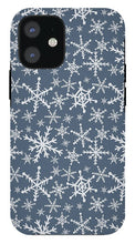 Load image into Gallery viewer, Blue Snowflakes - Phone Case