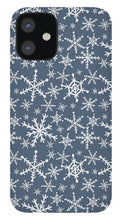 Load image into Gallery viewer, Blue Snowflakes - Phone Case