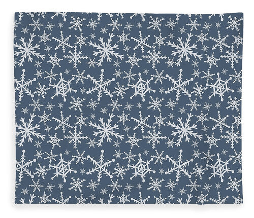 Blue Snowflakes - Blanket