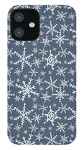 Load image into Gallery viewer, Blue Snowflakes - Phone Case