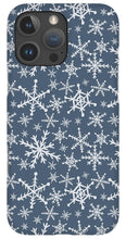 Load image into Gallery viewer, Blue Snowflakes - Phone Case
