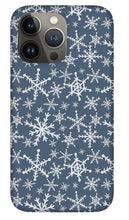 Load image into Gallery viewer, Blue Snowflakes - Phone Case