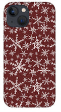 Load image into Gallery viewer, Red Snowflakes - Phone Case