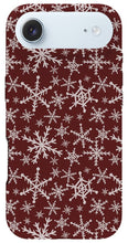 Load image into Gallery viewer, Red Snowflakes - Phone Case