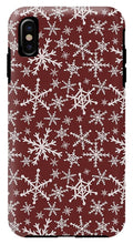 Load image into Gallery viewer, Red Snowflakes - Phone Case