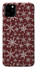 Load image into Gallery viewer, Red Snowflakes - Phone Case