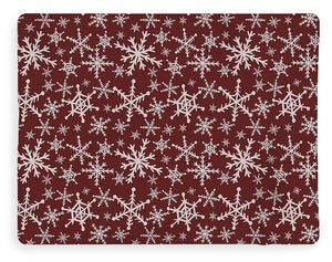 Red Snowflakes - Blanket