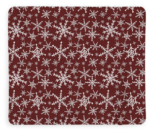 Red Snowflakes - Blanket