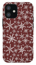 Load image into Gallery viewer, Red Snowflakes - Phone Case