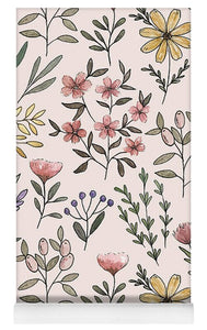 Spring Botanical Pattern - Yoga Mat