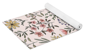 Spring Botanical Pattern - Yoga Mat