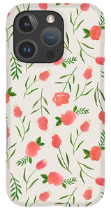 Spring Watercolor Flowers - Phone Case