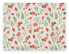 Load image into Gallery viewer, Spring Watercolor Flowers - Blanket