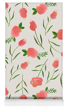 Load image into Gallery viewer, Spring Watercolor Flowers - Yoga Mat