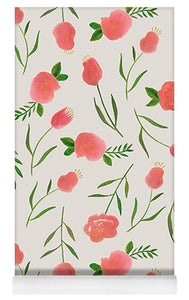 Spring Watercolor Flowers - Yoga Mat