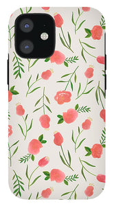 Spring Watercolor Flowers - Phone Case