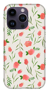 Spring Watercolor Flowers - Phone Case
