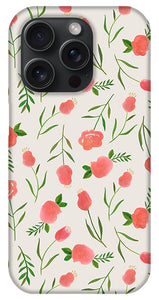 Spring Watercolor Flowers - Phone Case