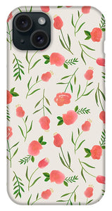 Spring Watercolor Flowers - Phone Case