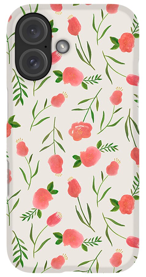 Spring Watercolor Flowers - Phone Case