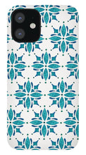 Load image into Gallery viewer, Teal Watercolor Tile Pattern - Phone Case