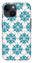Load image into Gallery viewer, Teal Watercolor Tile Pattern - Phone Case