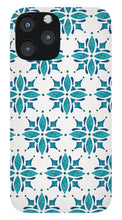 Load image into Gallery viewer, Teal Watercolor Tile Pattern - Phone Case
