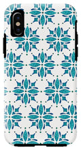 Load image into Gallery viewer, Teal Watercolor Tile Pattern - Phone Case