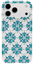 Load image into Gallery viewer, Teal Watercolor Tile Pattern - Phone Case