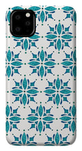 Load image into Gallery viewer, Teal Watercolor Tile Pattern - Phone Case