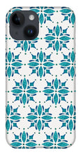 Load image into Gallery viewer, Teal Watercolor Tile Pattern - Phone Case