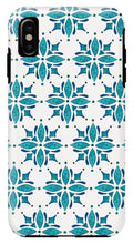 Load image into Gallery viewer, Teal Watercolor Tile Pattern - Phone Case