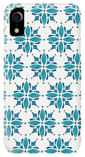 Load image into Gallery viewer, Teal Watercolor Tile Pattern - Phone Case