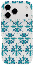 Load image into Gallery viewer, Teal Watercolor Tile Pattern - Phone Case