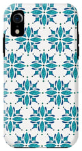 Load image into Gallery viewer, Teal Watercolor Tile Pattern - Phone Case