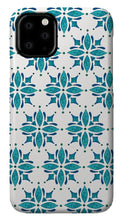 Load image into Gallery viewer, Teal Watercolor Tile Pattern - Phone Case