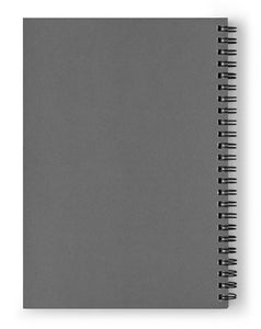 Mediterranean Stamps Pattern - Spiral Notebook