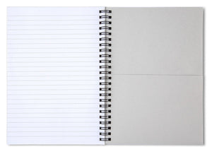 Palms and Lanterns Pattern - Spiral Notebook