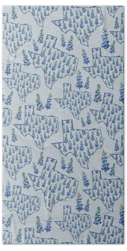 Texas Blue Bonnet - Beach Towel