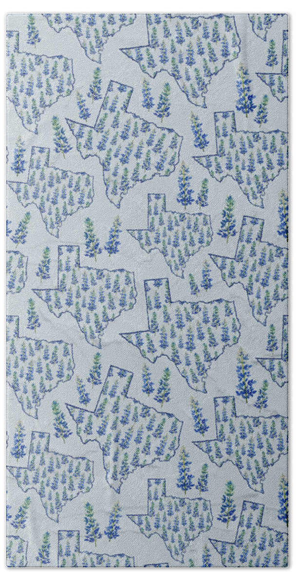 Texas Blue Bonnet - Beach Towel