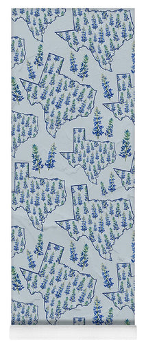 Texas Blue Bonnet - Yoga Mat