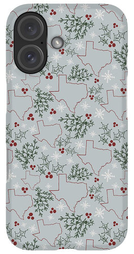Texas Christmas Pattern - Phone Case