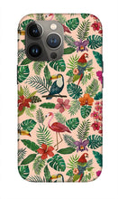Load image into Gallery viewer, Tropical Bird Pattern - Phone Case