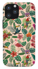 Load image into Gallery viewer, Tropical Bird Pattern - Phone Case
