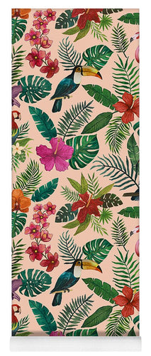 Tropical Bird Pattern - Yoga Mat