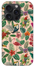 Load image into Gallery viewer, Tropical Bird Pattern - Phone Case