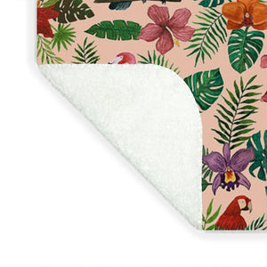 Tropical Bird Pattern - Blanket