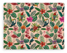 Load image into Gallery viewer, Tropical Bird Pattern - Blanket